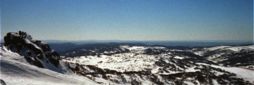 View from the top of Mt Perisher.