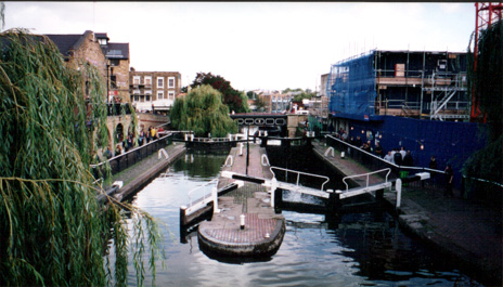 A Canal Lock at Camden Markets