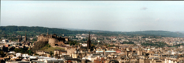 Edinburgh Castle from the Observatory