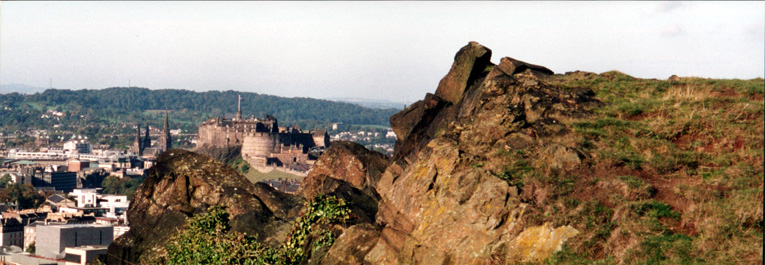 Edinburgh Castle from the Surrounding Hills